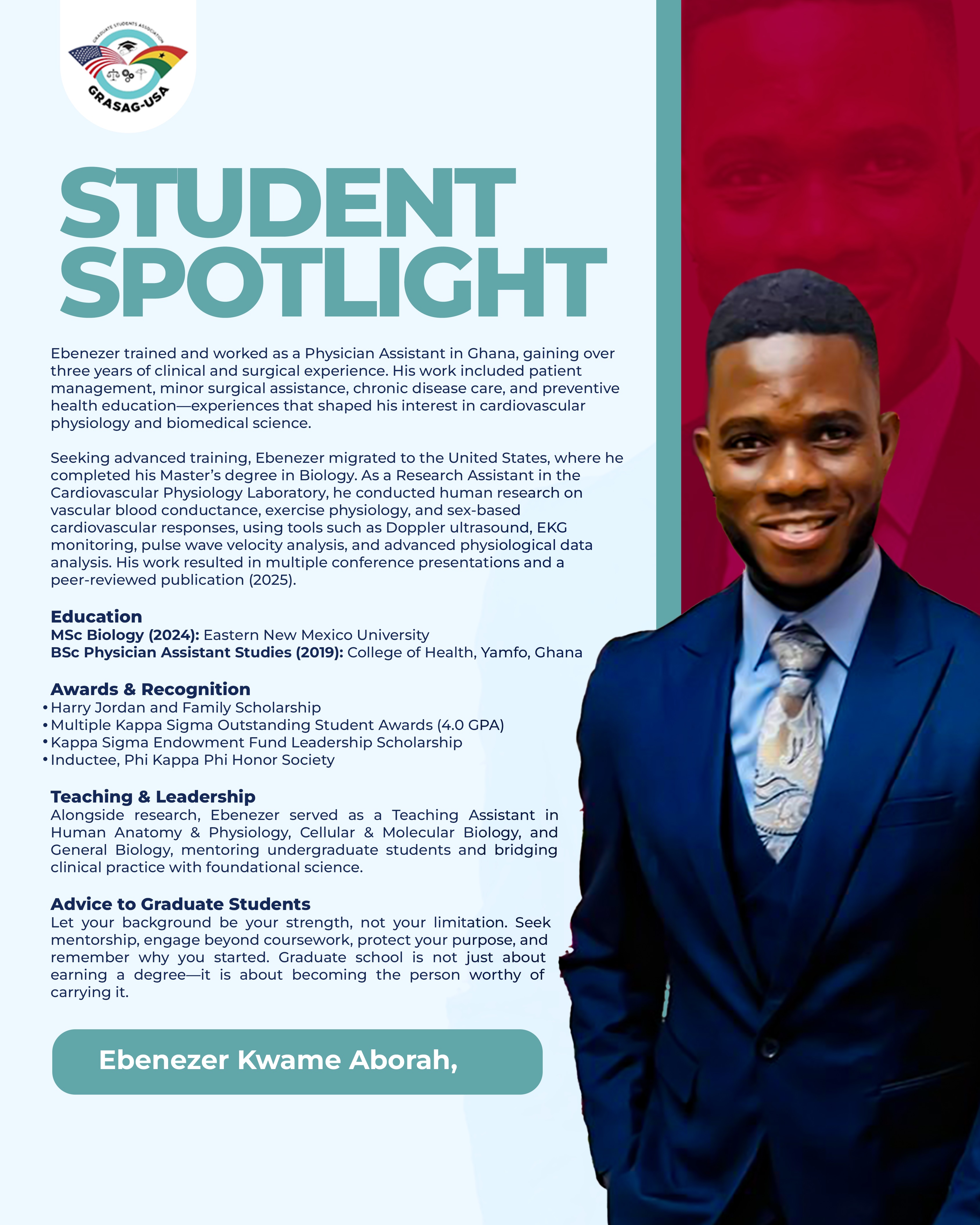 Student Spotlight: Ebenezer Kwame Aborah